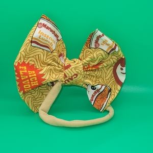 Ramen Noodle Hair Bow Headband